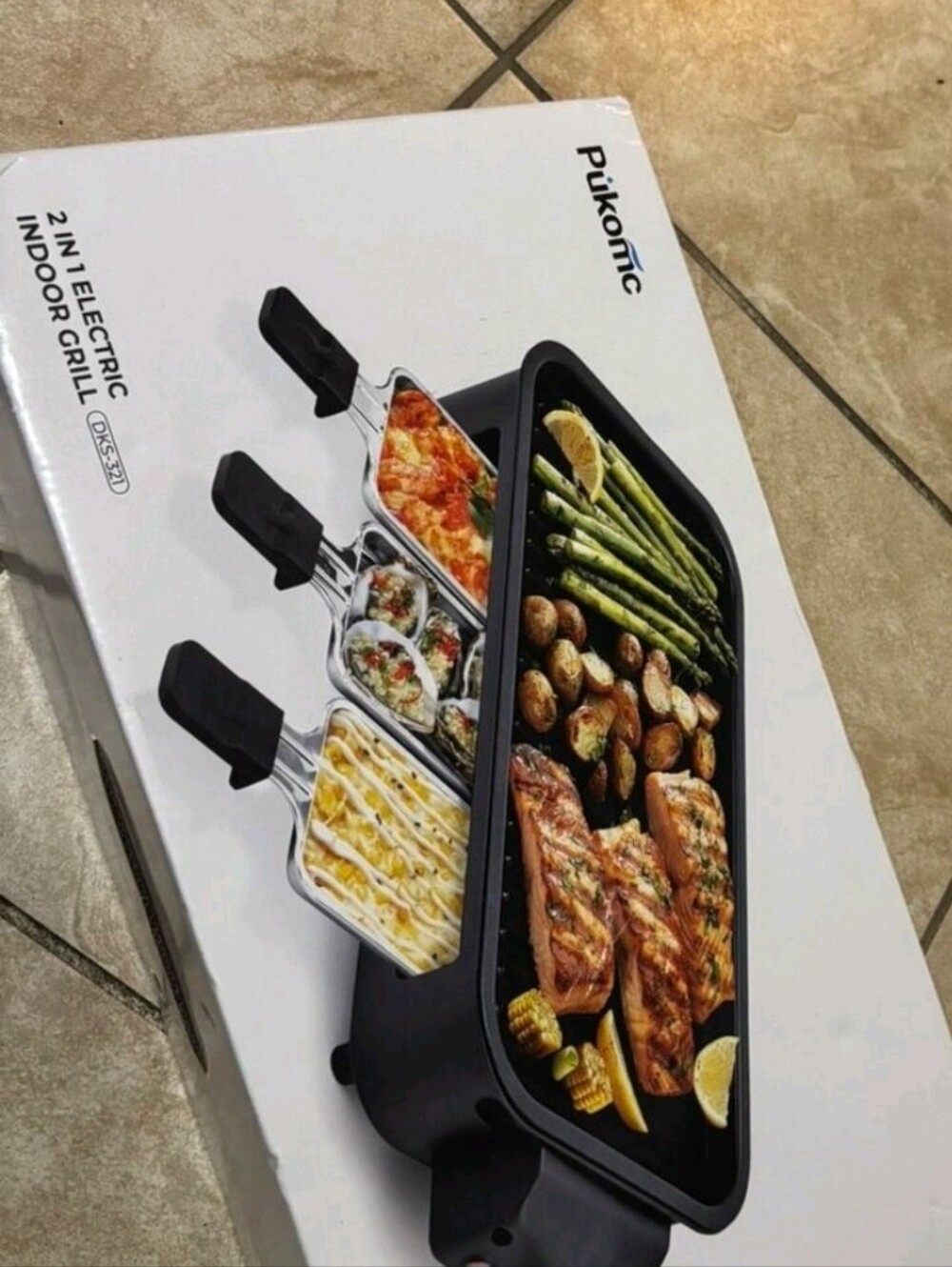 Black Electric Indoor Grill - Black